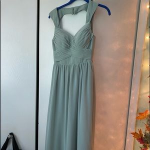 Azazie mint green bridesmaids dress